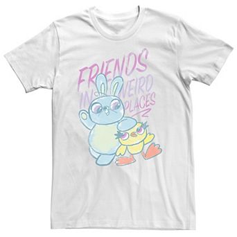 Big & Tall Disney / Pixar Toy Story 4 Ducky & Bunny Friends Sketch Tee