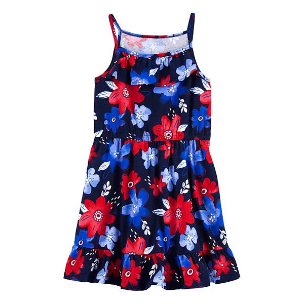 Girls 412 Carter's Floral Tank Dress