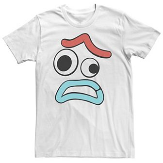Big & Tall Disney / Pixar Toy Story 4 Forky Large Upset Face Tee