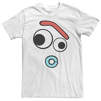 Big & Tall Disney / Pixar Toy Story 4 Forky Large Surprised Face Tee