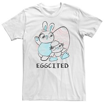 Big & Tall Disney / Pixar Toy Story 4 Easter Ducky And Bunny Eggcited Tee