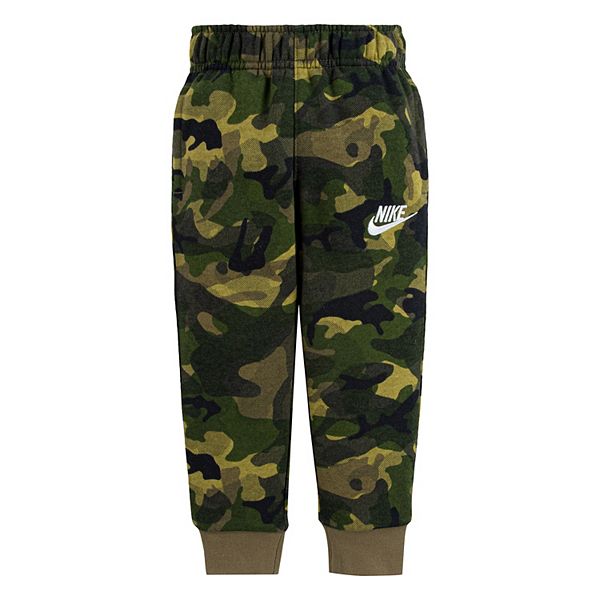 Nike camo hotsell jogging pants