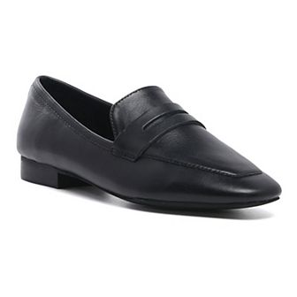 Rag & Co Nikola Women's Leather Penny Loafers