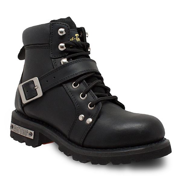 Ride Tecs 8143 Women's Leather Moto Boots