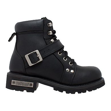 Ride Tecs 8143 Women's Leather Moto Boots