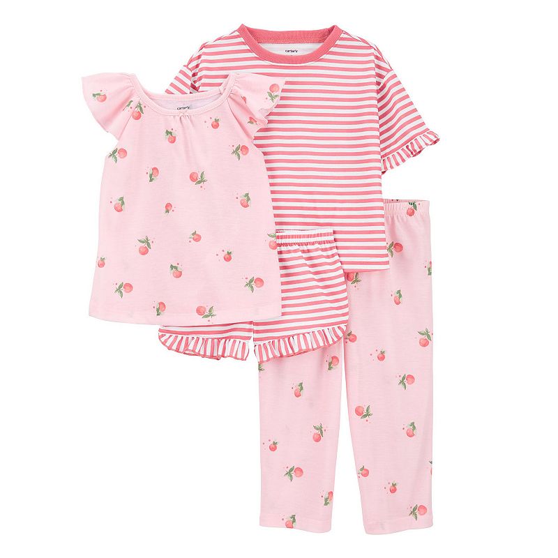 Toddler Girl Carters Tops & Bottoms Pajama Set, Toddler Girls, Size: 3T, 