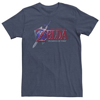 Big & Tall Nintendo Zelda Ocarina of Time Classic Logo Tee