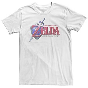 Big & Tall Nintendo Zelda Ocarina of Time Classic Logo Tee