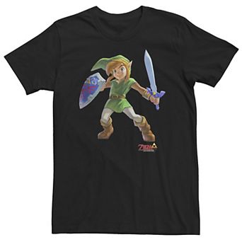 Big & Tall Nintendo Zelda A Link Between Worlds Painted Tee