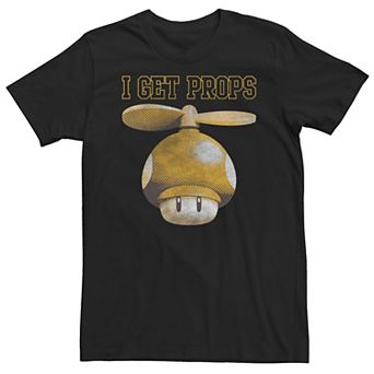 Big & Tall Nintendo Super Mario Propeller Mushroom Get Props Tee