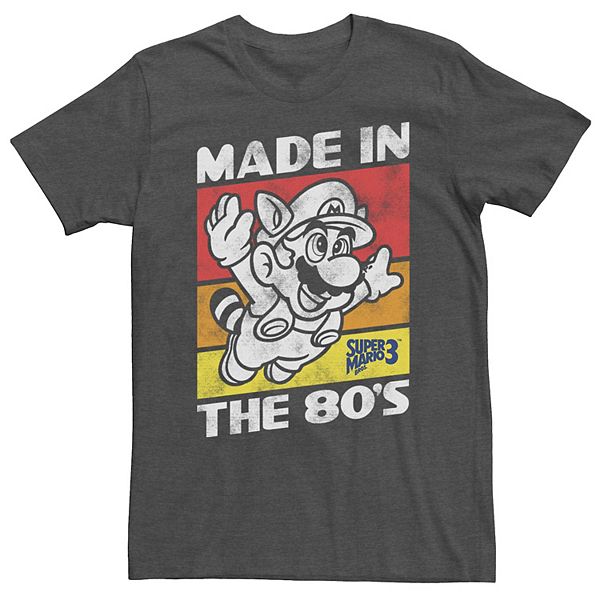 Big And Tall Nintendo Super Mario 3 Made In The 80s Tee