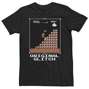 Big & Tall Super Mario Original Glitch Poster Tee