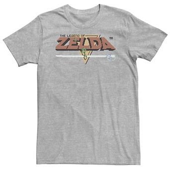 Big & Tall Nintendo Zelda Classic NES 8bit Title Screen Tee