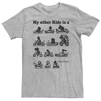 Big & Tall Nintendo Mario Kart Other Rides Red Tee