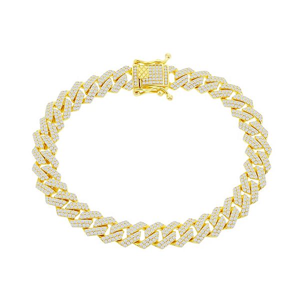 Jonc men bracelet small size gold Gold plated - Creations for Men Jewellery  - Création Gas Bijoux