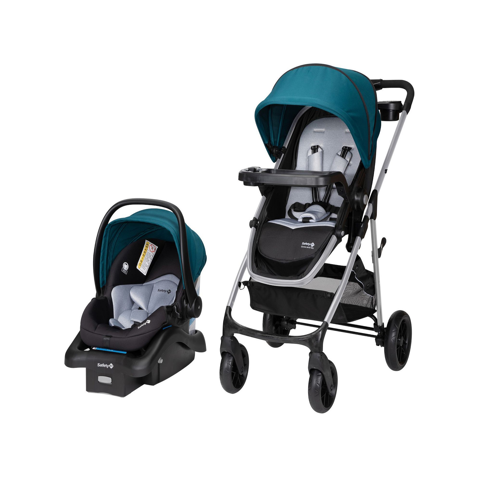Safety 1st Grow and Go Flex 8-in-1 Travel System, Green Tide