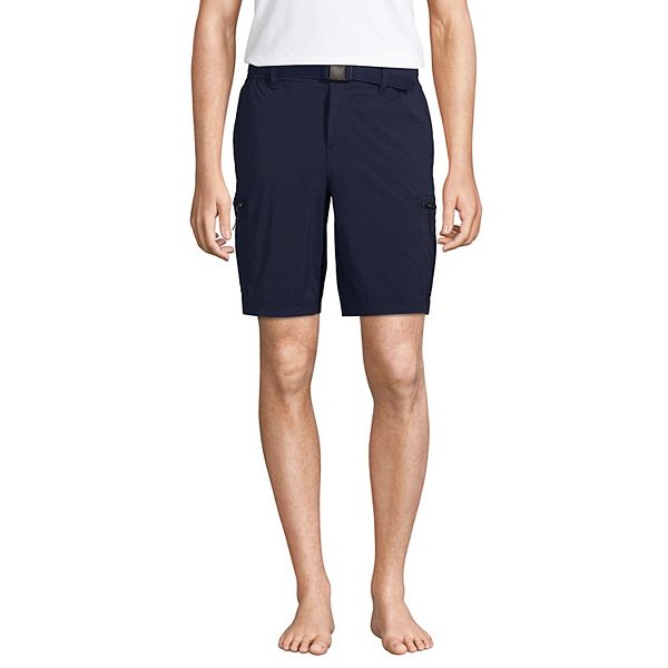 Men's Lands' End Outrigger Quick-Dry 9-inch Belted Cargo Swim