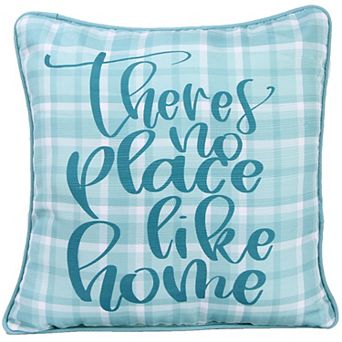 Jordan Manufacturing No Place Like Home Indoor Outdoor Throw Pillow