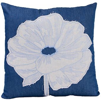 Jordan Manufacturing Apple Floral Indoor Outdoor Throw Pillow
