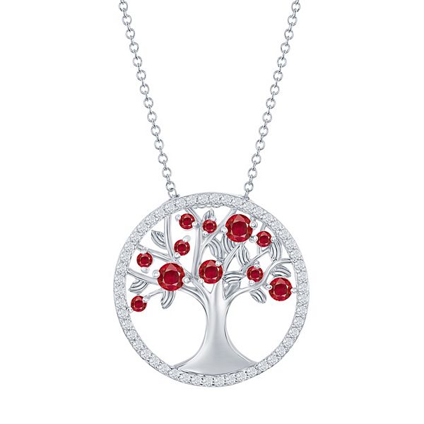 Red hot sale necklace kohls