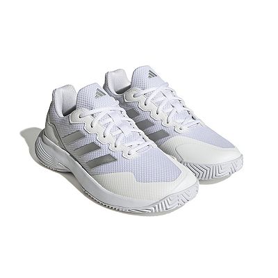 adidas gazelle silver green womens adidas Gamecourt 2 Black/Silver Womens Shoes Black 10.5 main image 0