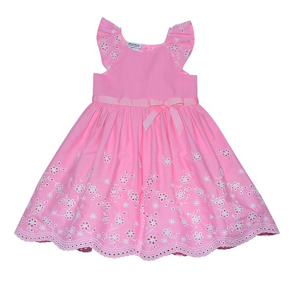 Toddler Girl Blueberi Boulevard Eyelet Dress