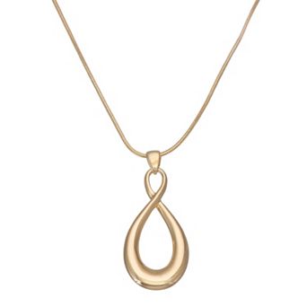 Napier Infinity Pendant Necklace