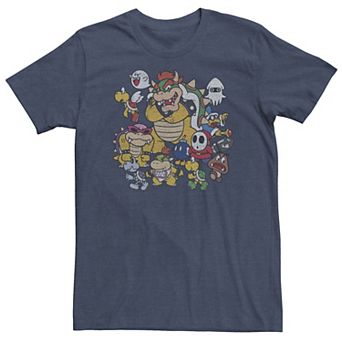 Big & Tall Nintendo Super Mario Bowser Enemy Group Tee