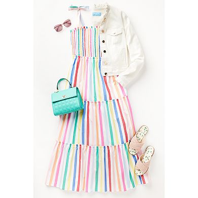 Women's Draper James Ruffle Trim Denim Jacket