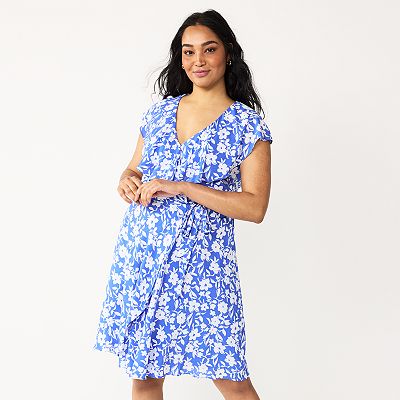 Women's DRAPER JAMES RSVP Ruffle Wrap Dress