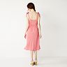 Women's DRAPER JAMES RSVP™ Bow Strap Midi Dress