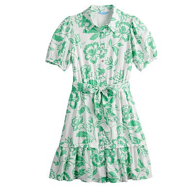 Women's DRAPER JAMES RSVP™ Puff Sleeve Shirt Dress