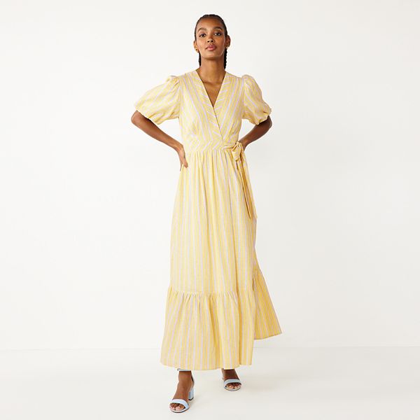 Women's DRAPER JAMES RSVP™ Puff Sleeve Maxi Dress