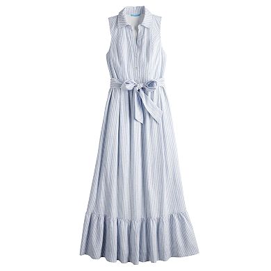 Women's DRAPER JAMES RSVP™ Button Front Maxi Dress