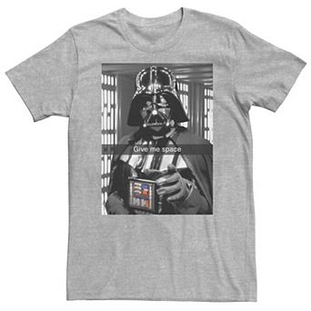 Big & Tall Star Wars Vader Give Me Space Photo Tee
