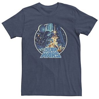 Big & Tall Star Wars Vintage Victory Collage Cover Z! Tee