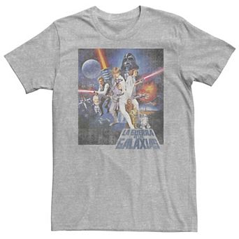 Big & Tall Star Wars La Guerra De Las Galaxias Tee