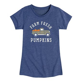 Girls 7-16 Farm Fresh Pumpkins Graphic Tee