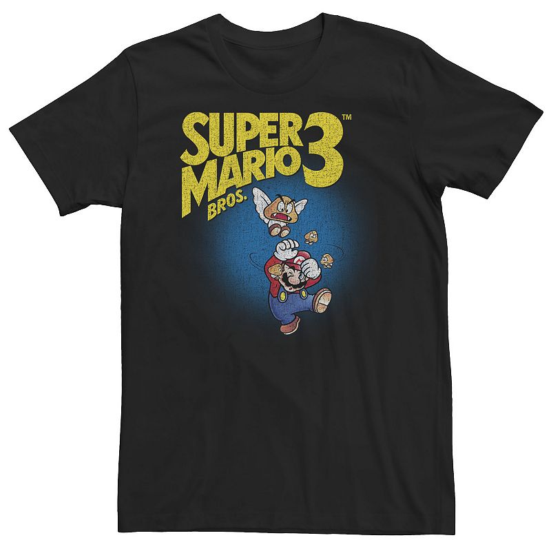 Big & Tall Nintendo Mario Attacked Tee, Men's, 