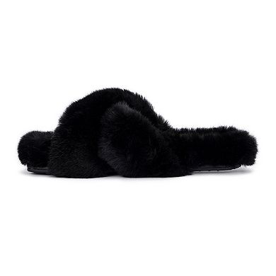 Torgeis Luna Women's Faux-Fur Slide Slippers