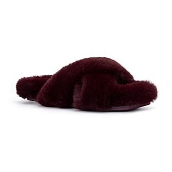 Torgeis Luna Women's Faux-Fur Slide Slippers