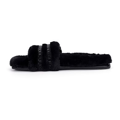 Torgeis Claudia Women's Faux-Fur Slide Sandals