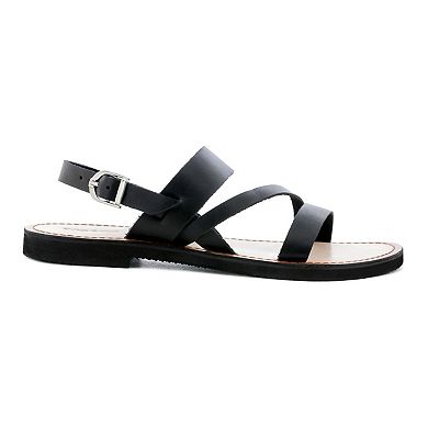Rag & Co Women's Leather Slingback Sandals