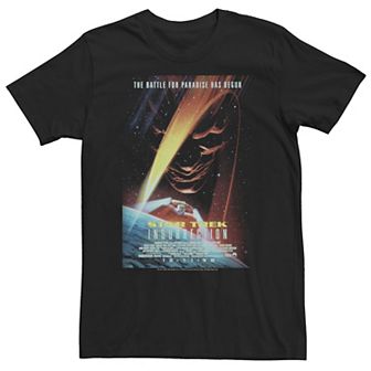 Big & Tall Star Trek Insurrection Collage Movie Poster Tee
