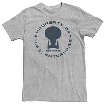 Big & Tall Star Trek Next Generation Property Badge Tee