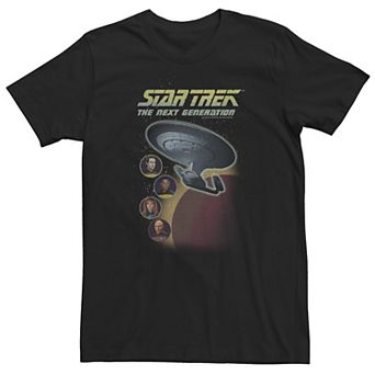 Big & Tall Star Trek: The Next Generation Group Shot Bubble Portrait Tee