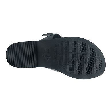 Rag & Co Kelly Women's Leather Slide Sandals