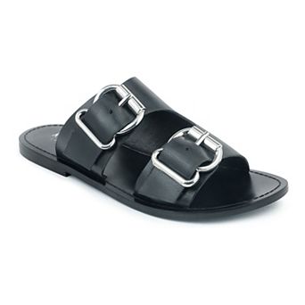 Rag & Co Kelly Women's Leather Slide Sandals