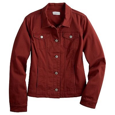 Croft and barrow jean jacket store