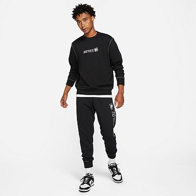 Nike men's sportswear fleece just do it joggers best sale